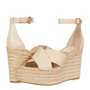 Tory Burch Selby 105MM Wedge Espadrille Sz. 11M NIB